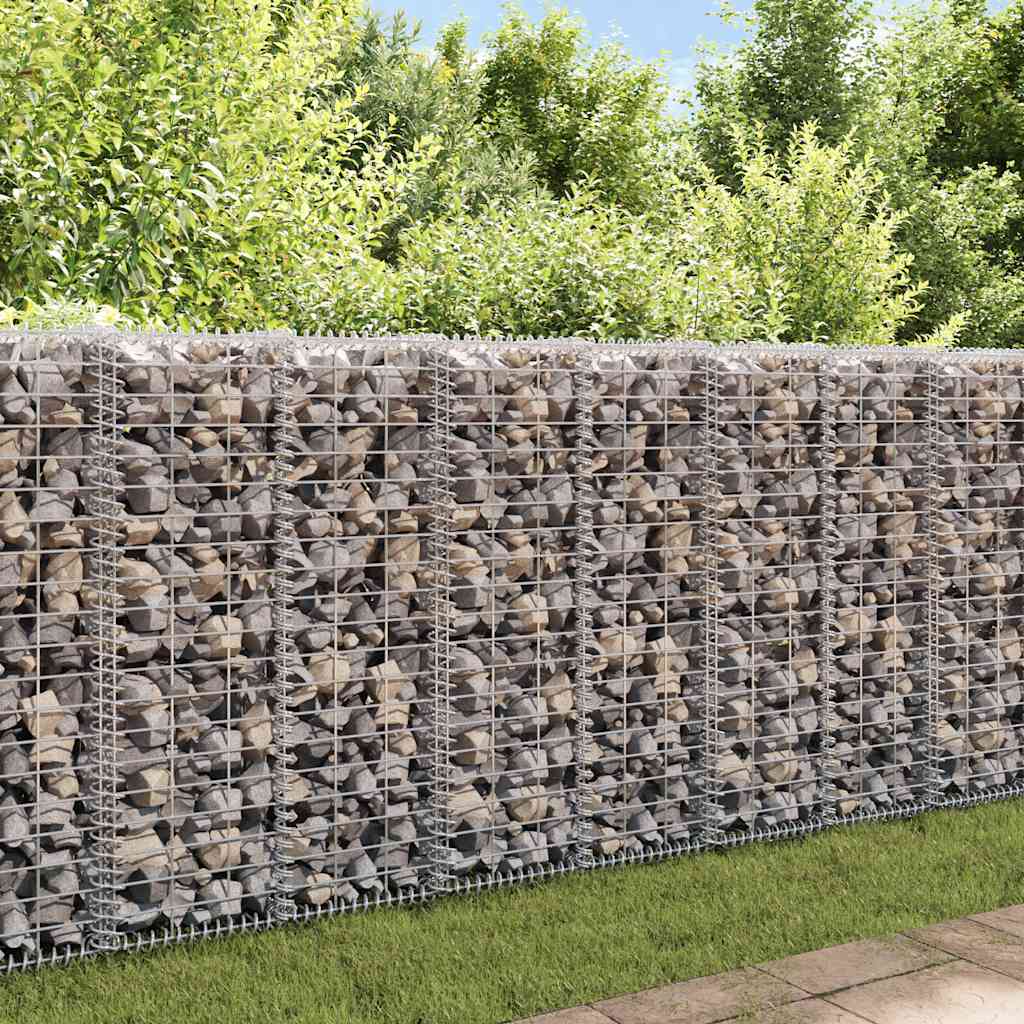 Gabionkurv Med Låg Galvaniseret Ståltråd 100 X 30 X 30 Cm - Vidaxl