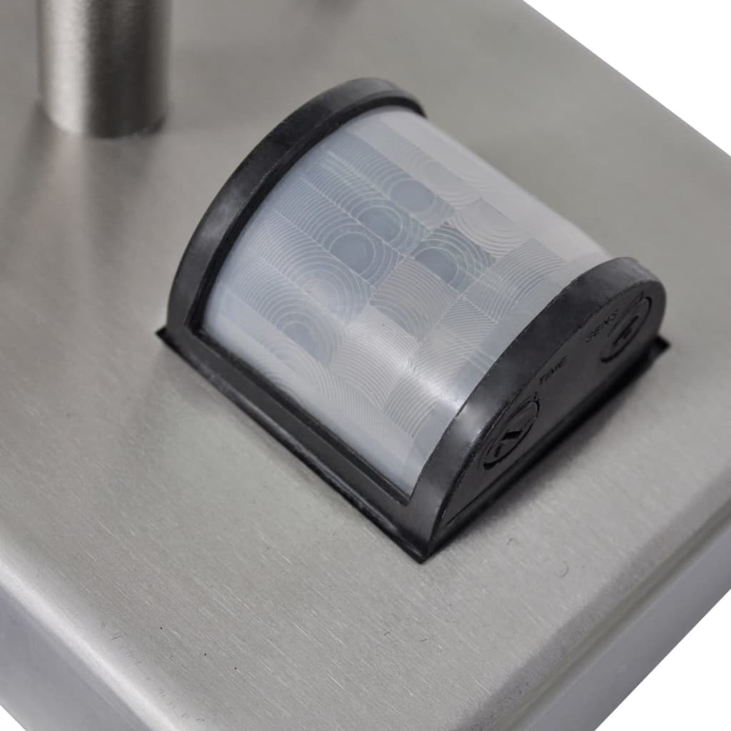 LED væglampe i rustfrit stål *Cylinder formet med sensor*