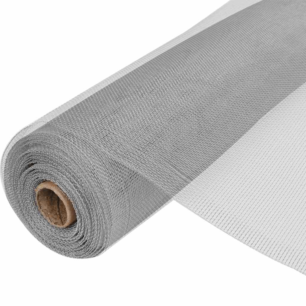net aluminium 100 x 1000 cm sølvfarvet