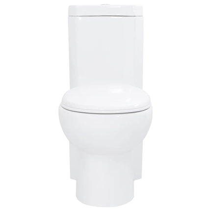 keramisk hjørnetoilet hvid