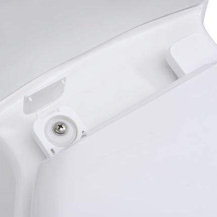 keramisk hjørnetoilet hvid