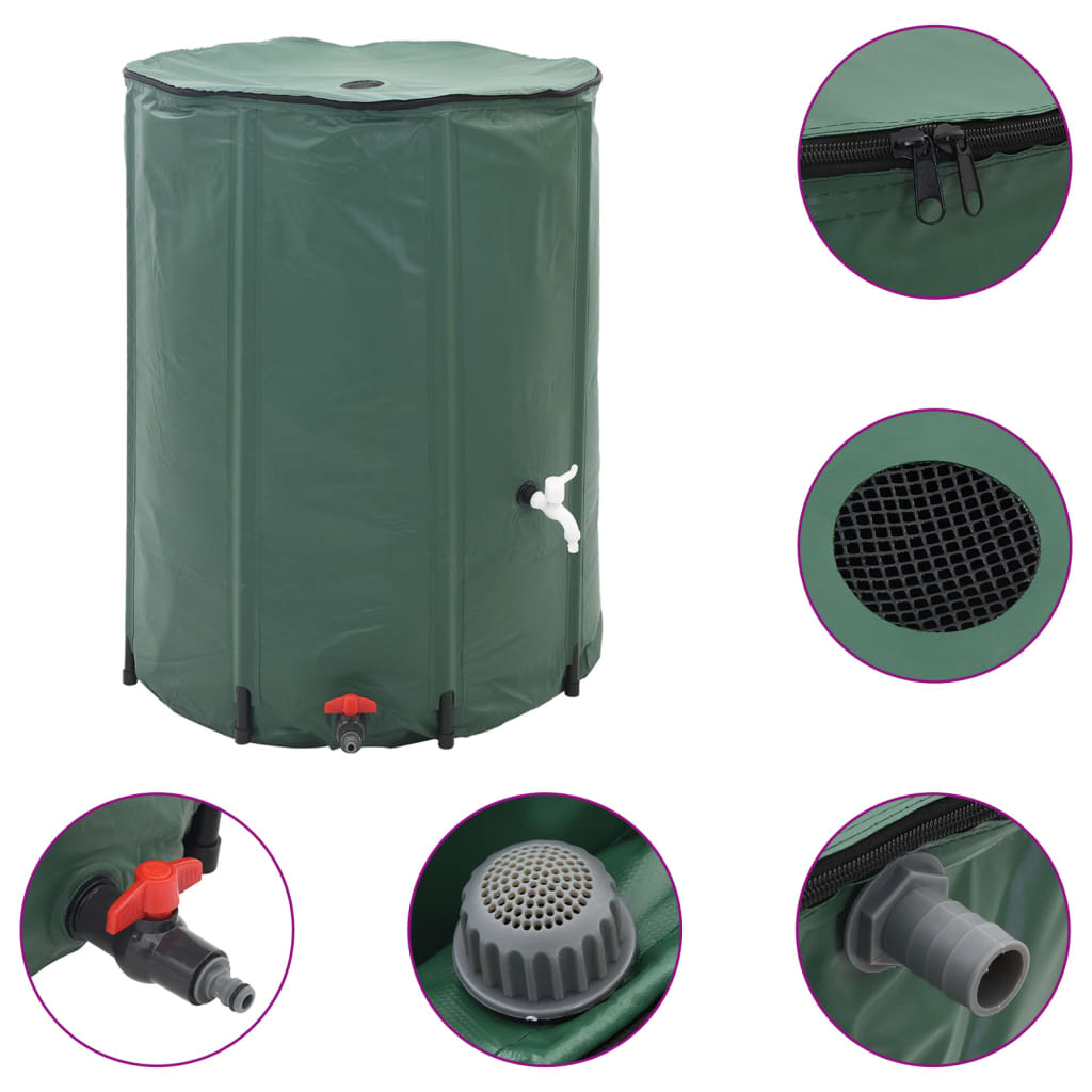 Sammenklappelig Regn Vandtank 250 L