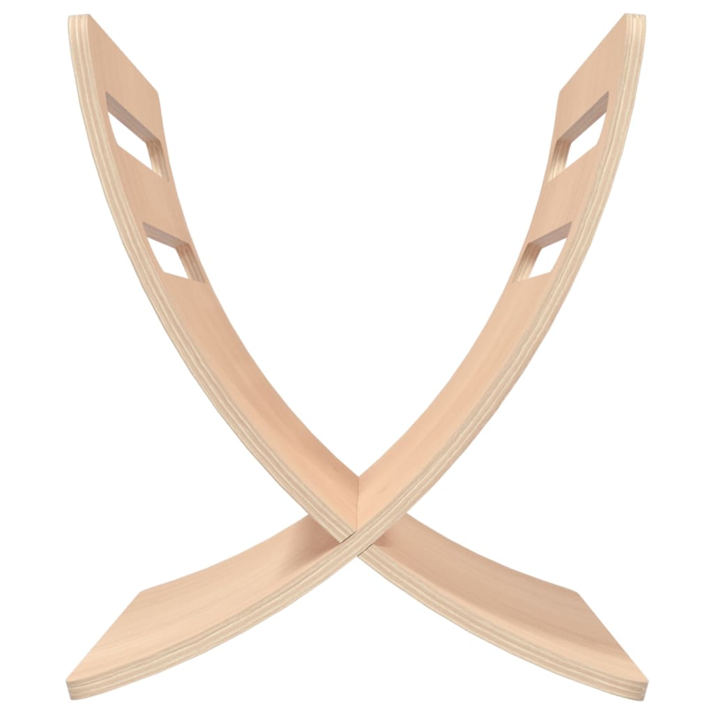 stående magasinholder træ naturfarvet