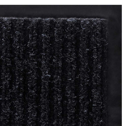 dørmåtte sort 90 x 60 cm PVC