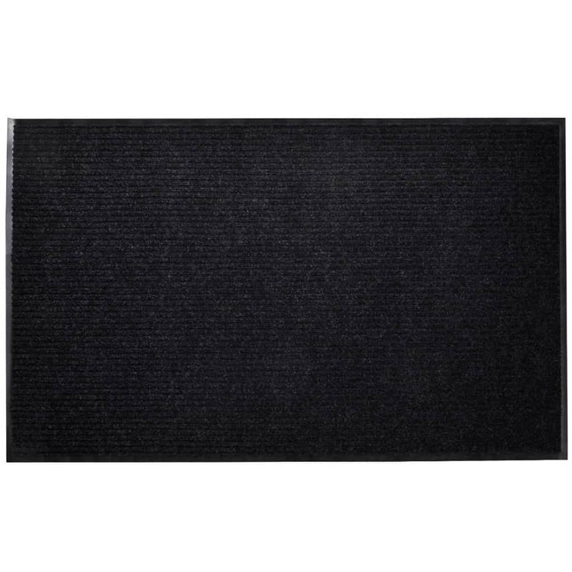 dørmåtte sort 90 x 150 cm PVC