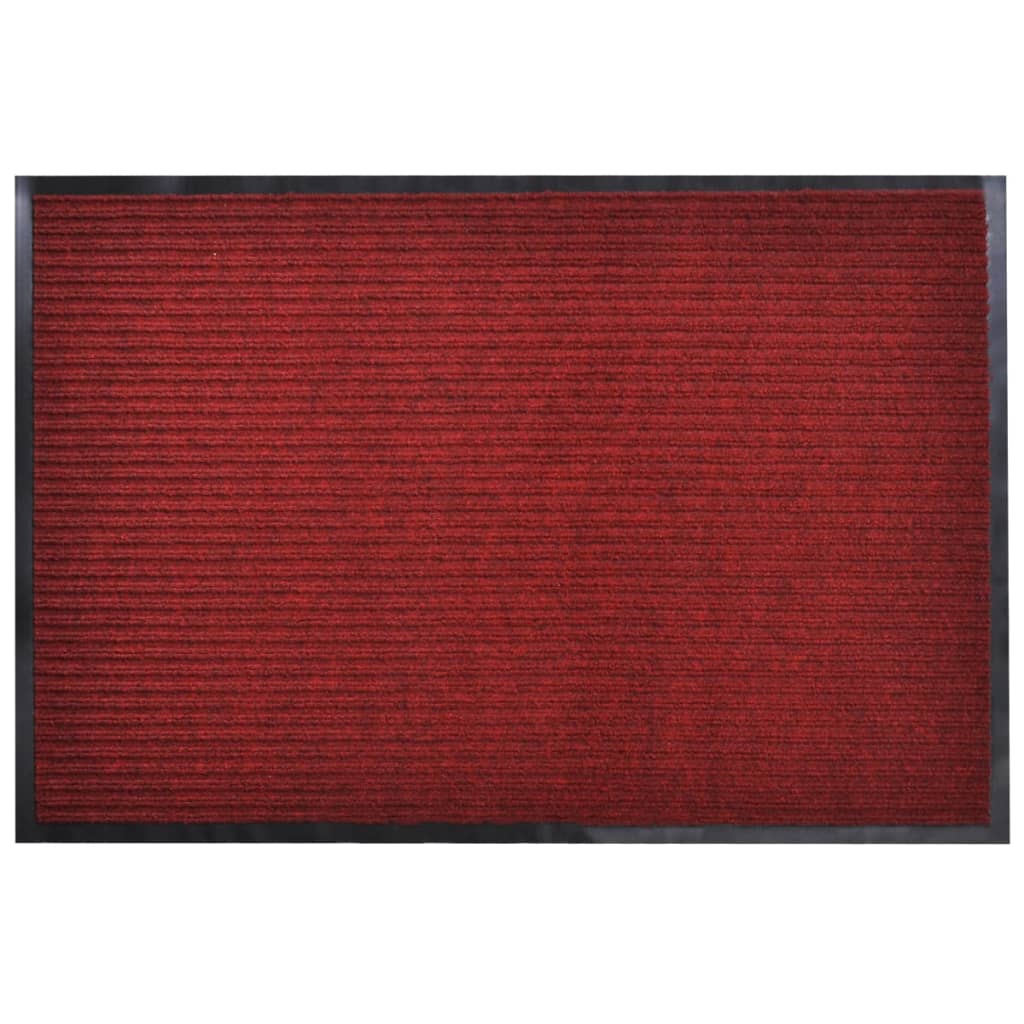 dørmåtte rød 90 x 120 cm PVC