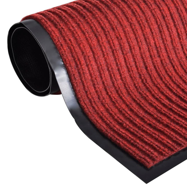 dørmåtte rød 90 x 120 cm PVC