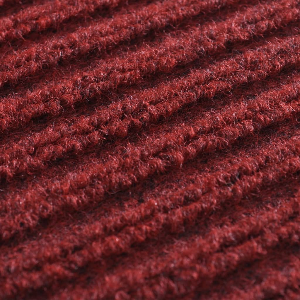 dørmåtte rød 90 x 120 cm PVC
