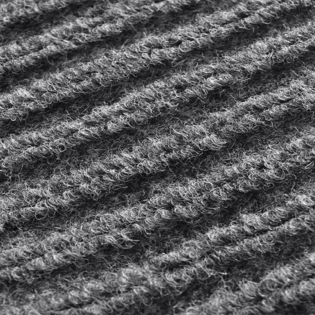 dørmåtte grå 120 x 180 cm PVC