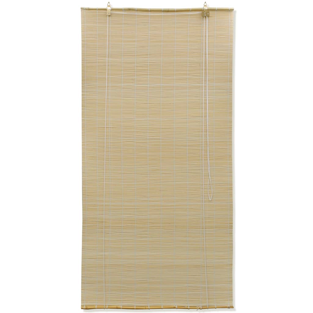 rullegardin 120x160 cm naturlig bambus