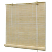 rullegardin 140x160 cm naturlig bambus