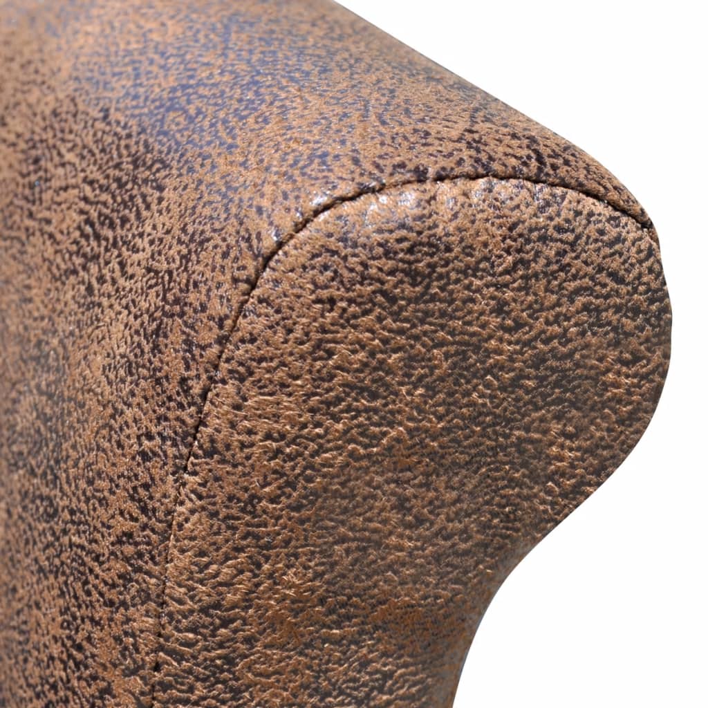 spisebordsstole 4 stk. kunstlæder brun