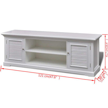 tv-bord træ hvid