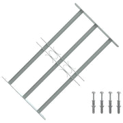 Vinduesgitter 500-650 mm Galvaniseret stål Sølv