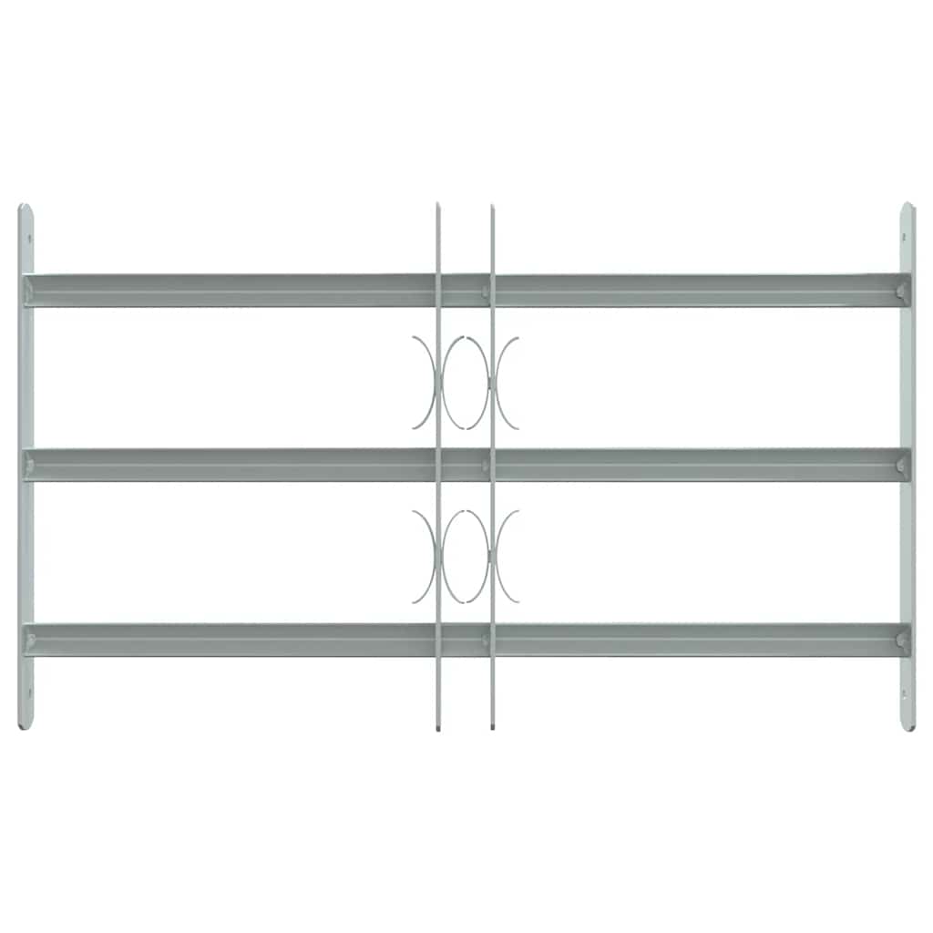 Vinduesgitter 500-650 mm Galvaniseret stål Sølv