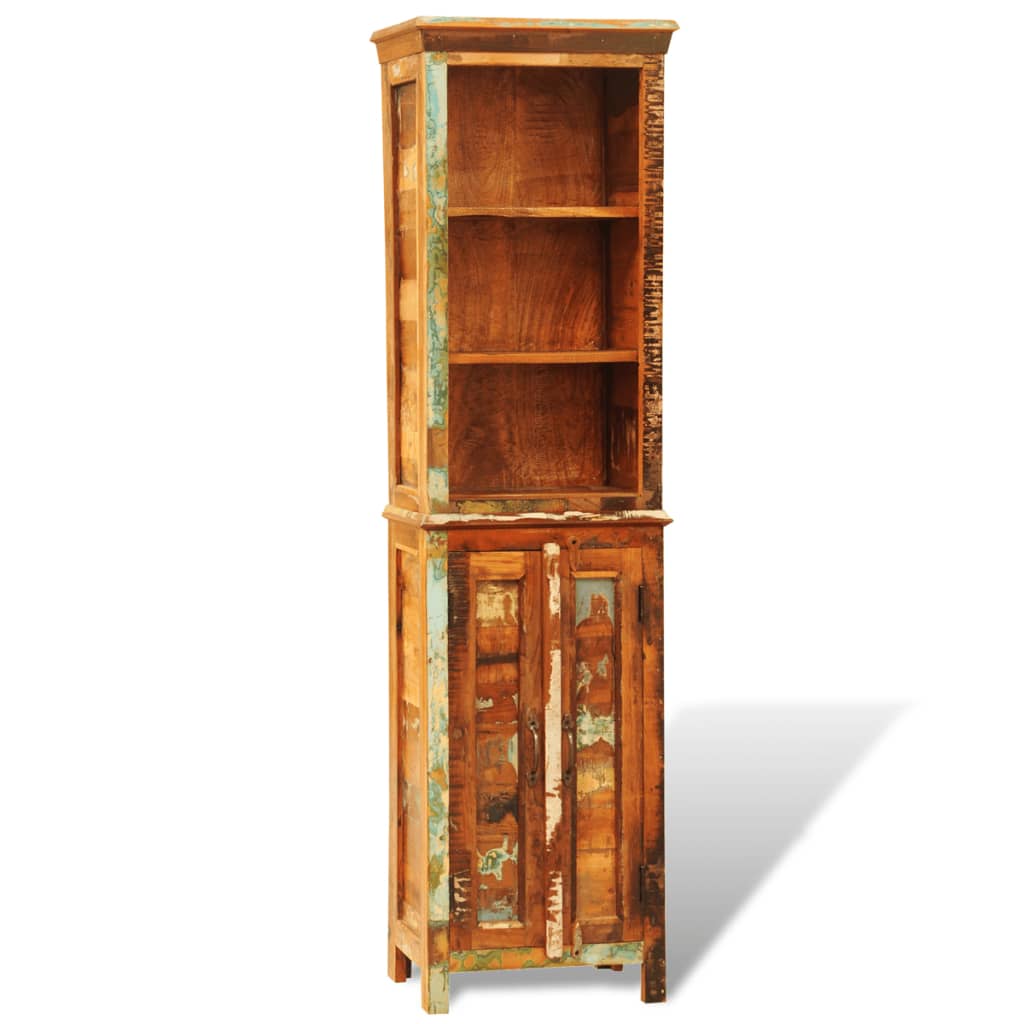 bogreol vintagestil massivt genbrugstr