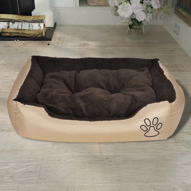 varm hundeseng med pude L