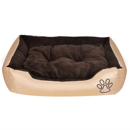 varm hundeseng med pude XL