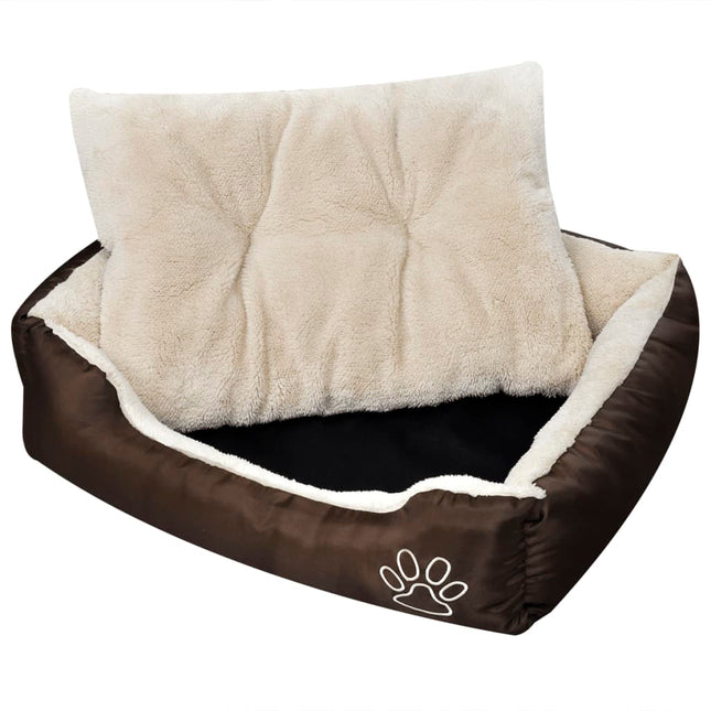varm hundeseng med pude S
