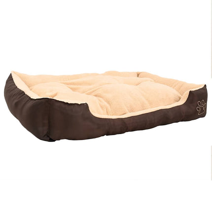 varm hundeseng med pude XL