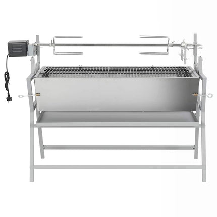 roterende grillspyd i jern og rustfrit stål