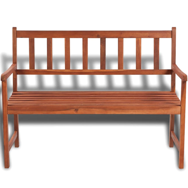 havebænk 120 cm massivt akacietræ