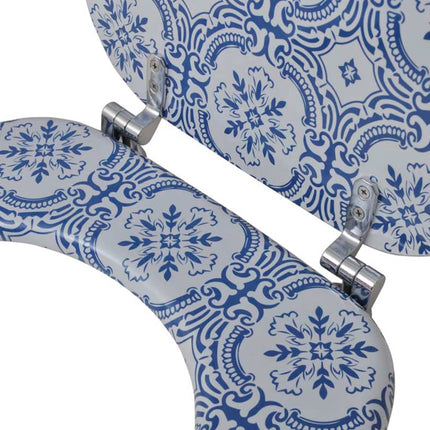 Toiletsæde med MDF-låg porcelænsdesign