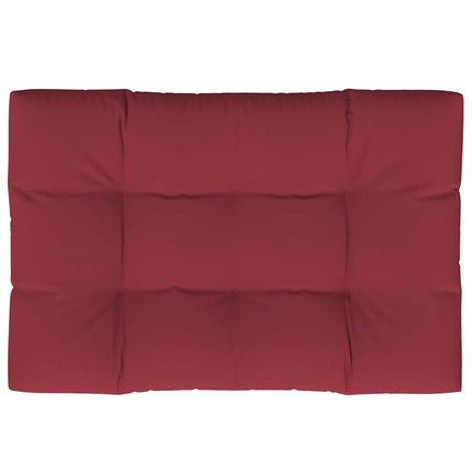 pallehynde 120x80x12 cm stof vinrød