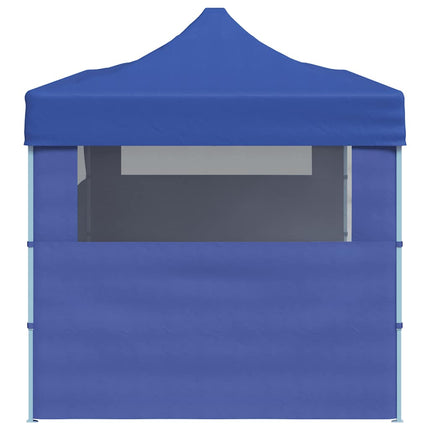 foldbart pop-up-festtelt 3 x 6 m blå