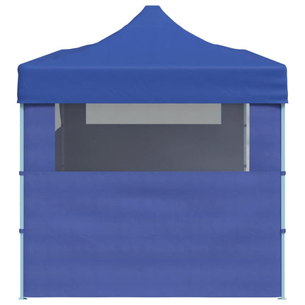 foldbart pop-up-festtelt 3 x 6 m blå
