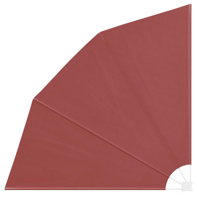 sammenklappelig sidemarkise til altan terracotta 210 x 210 cm