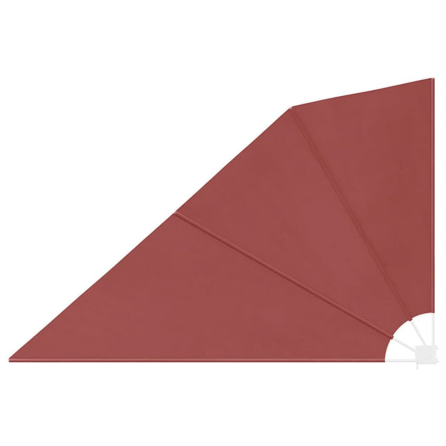sammenklappelig sidemarkise til altan terracotta 160 x 240 cm