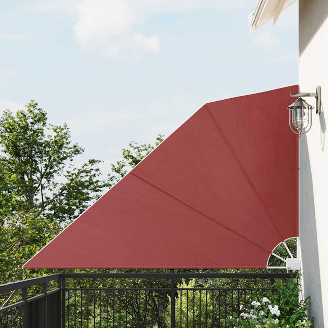 sammenklappelig sidemarkise til altan terracotta 160 x 240 cm