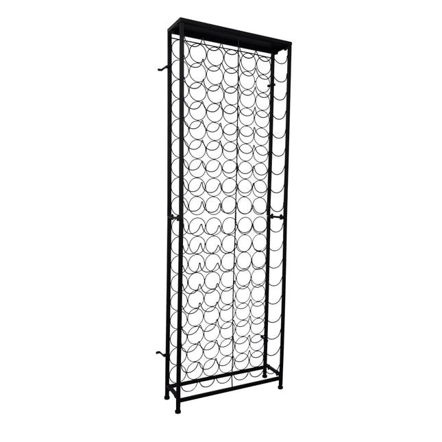 vinreol til 108 flasker metal