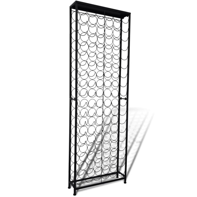 vinreol til 108 flasker metal