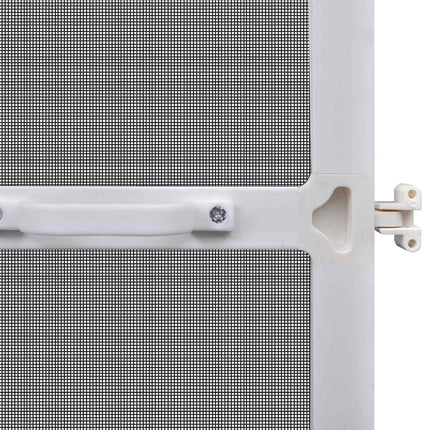 Svingbart insektnet Hvid og sort 100 x 215 cm