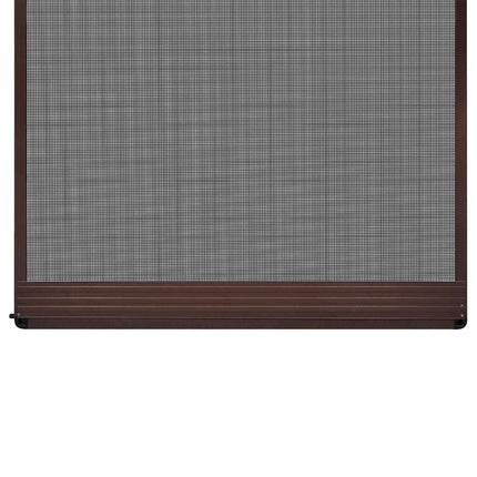 Svingbart insektnet Brun og sort 120 x 240 cm