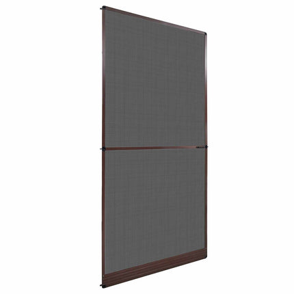Svingbart insektnet Brun og sort 120 x 240 cm