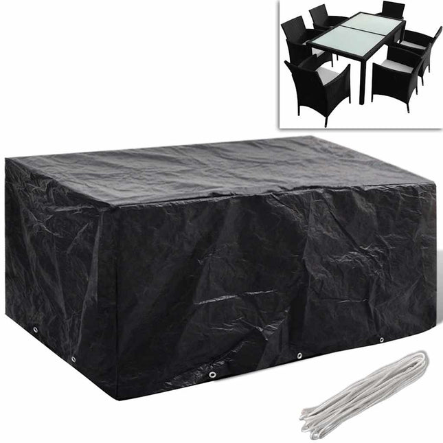 havemøbelovertræk 8 snørehuller 240x140x90 cm