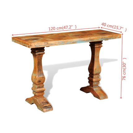 konsolbord massivt genbrugstræ