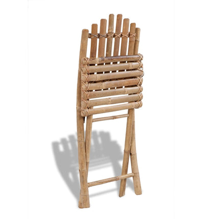 foldbare havestole bambus 4 stk.