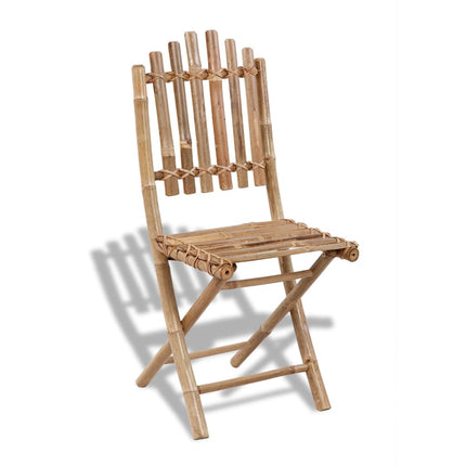 foldbare havestole bambus 4 stk.