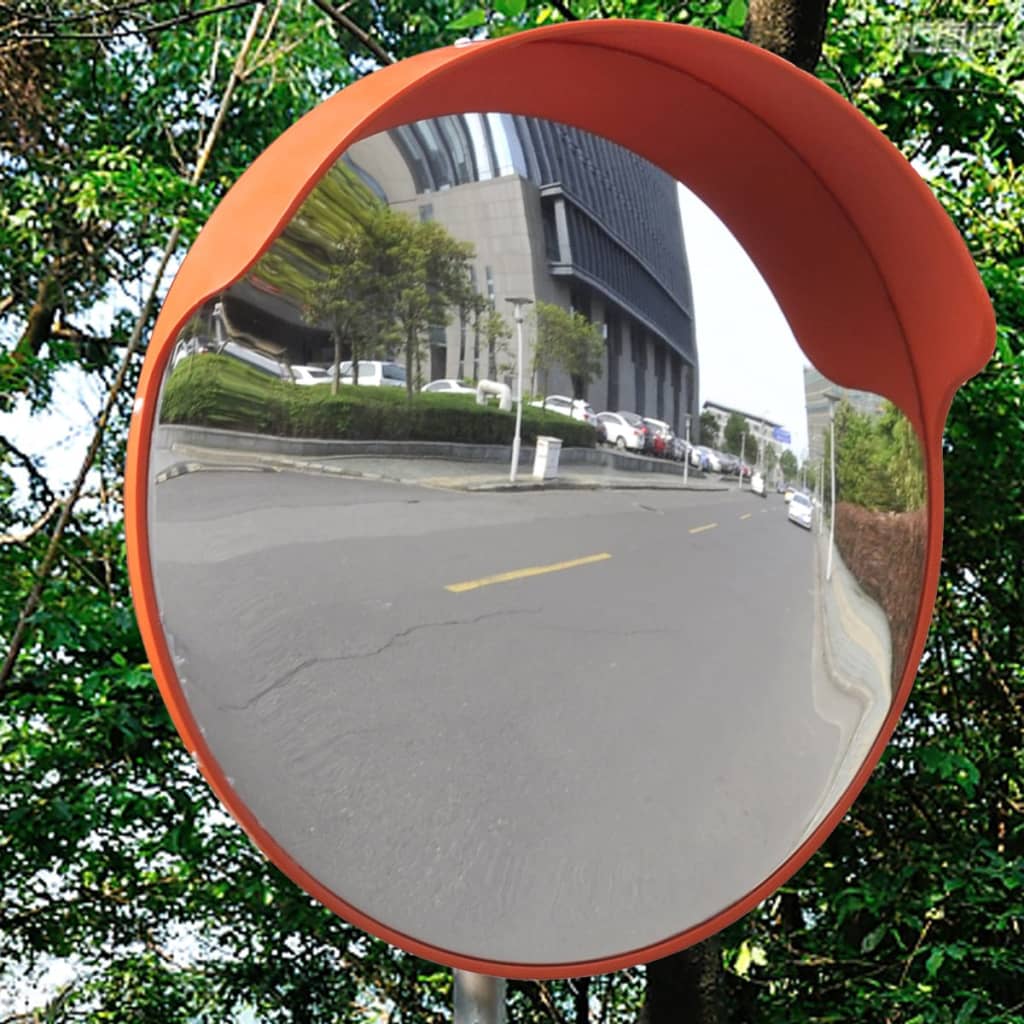 konvekst trafikspejl PC plast orange 45 cm udendørs