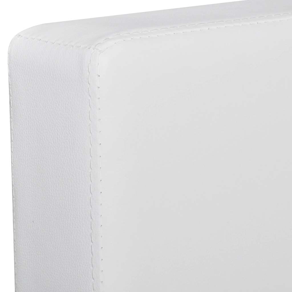 3-personers modulsofa kunstlæder hvid