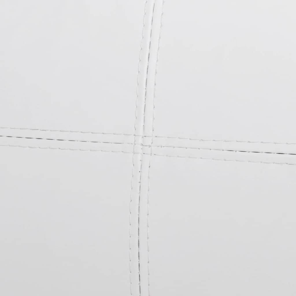 3-personers modulsofa kunstlæder hvid