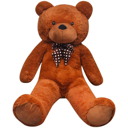 blød plysbamse XXL 135 cm brun