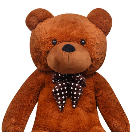blød plysbamse XXL 160 cm brun