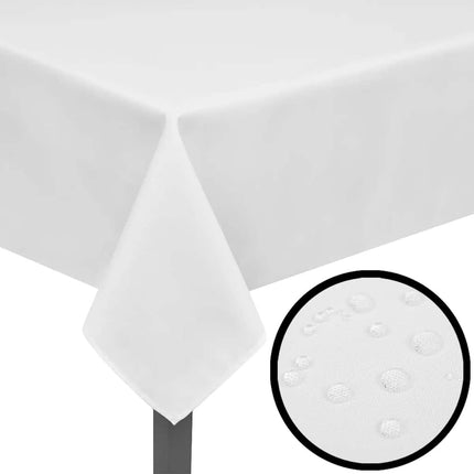 5 Bordduge Hvid 170 x 130 cm//
