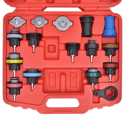 Radiator tryktest kit, 18 dele