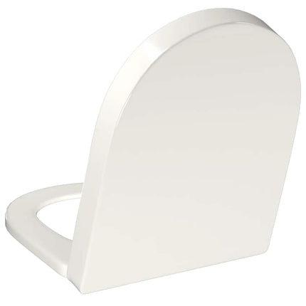 soft close toiletsæde quick-release design firkantet hvid